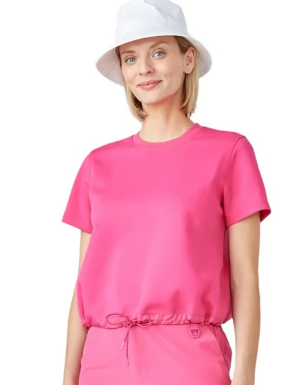Tilley Cropped Pink Top
